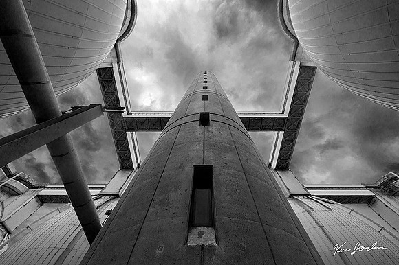 Z62_7065 Elevator Tower B&W Deer Island Boston