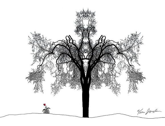 Tree With Rose 2