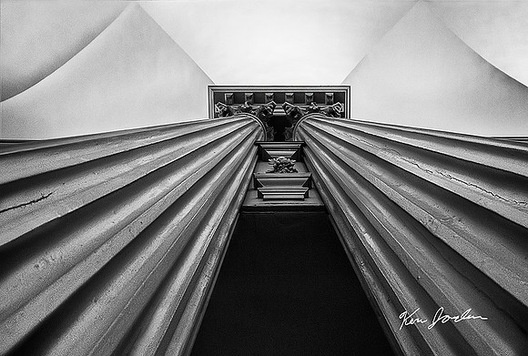 Two Columns Kings Chapel Boston