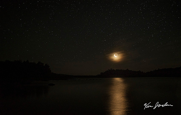 Crescent Moon Rise Marblehead