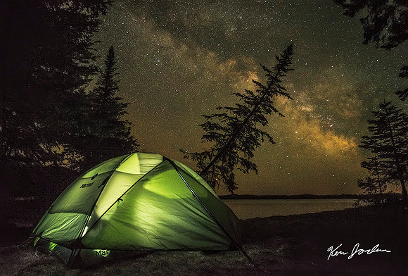 Camping Under The Milkyway Allagash Wilderness Waterway ME
