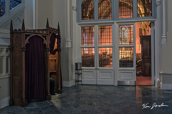 Confessional To Chapel, The Cathedral of The Holy Cross