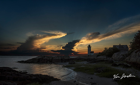 Annisquam Light Sunset Rockport