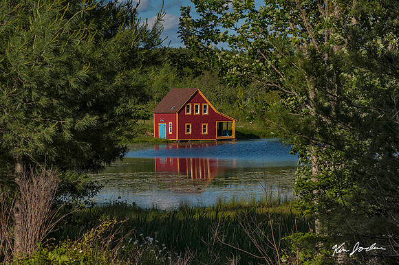 Little Red House On The pond